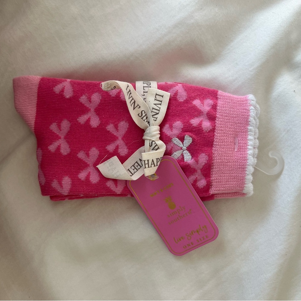 Simply Southern Pink Socks